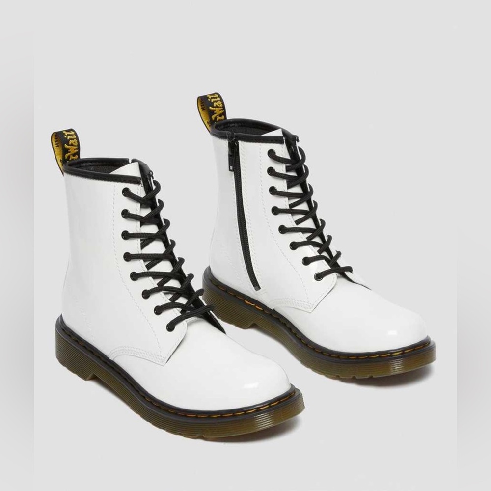 Dr. Martens 1460 White Leather Boots Size 6 Women’s
